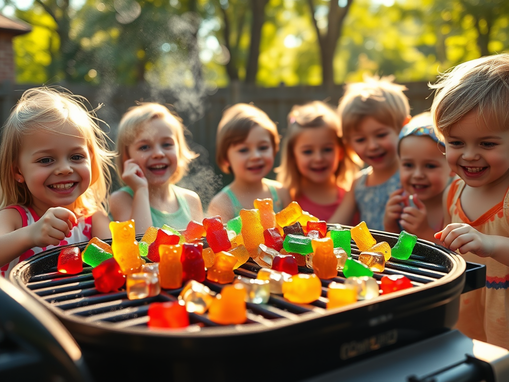 Gummibärchen grillen – Ein lustiges Grillexperiment für Kinder